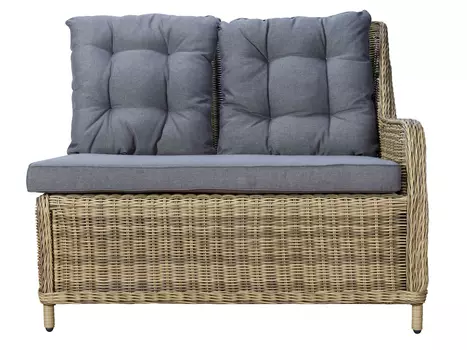 Левый модуль бергамо (outdoor) бежевый 115.0x98.0x90.0 см.