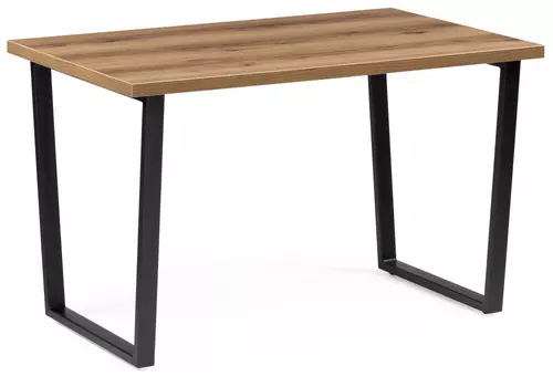 Лота лофт 120 25 мм дуб делано темный / матовый черный (woodville) коричневый