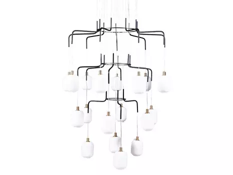 Люстра alerion (desondo) черный 85 см.