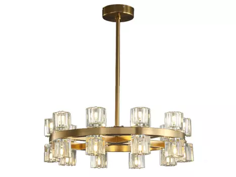 Люстра arcachon (delight collection) золотой 61x61 см.