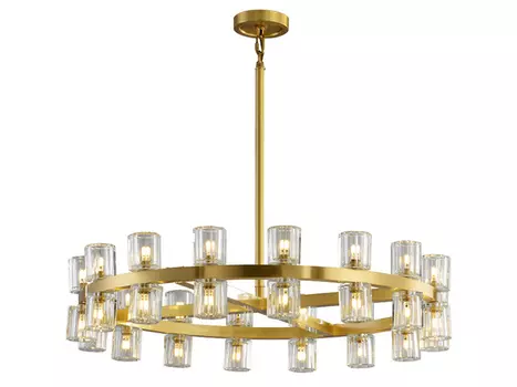 Люстра arcachon (delight collection) золотой 75x75 см.