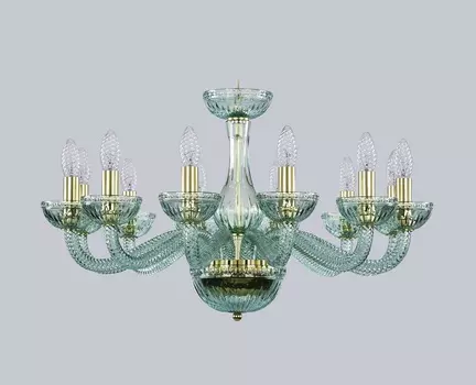 Люстра birusa-m (bohemia ivele crystal) бирюзовый 40 см.