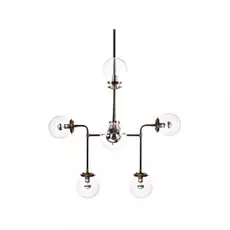 Люстра bistro globe (desondo) черный 85x70x85 см.