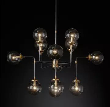 Люстра bistro (mak-interior) черный 102x70x102 см.