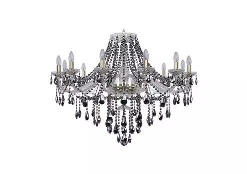 Люстра bogemia bw (bohemia ivele crystal) черный 75 см.