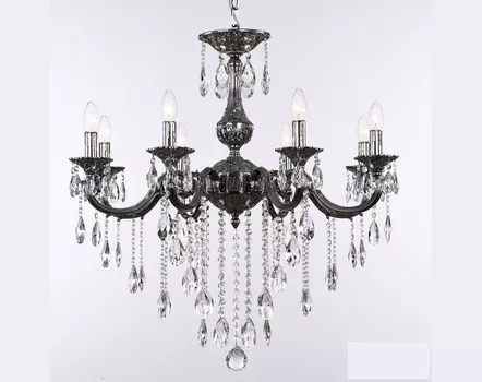 Люстра bogemia bw viii (bohemia ivele crystal) черный 75 см.