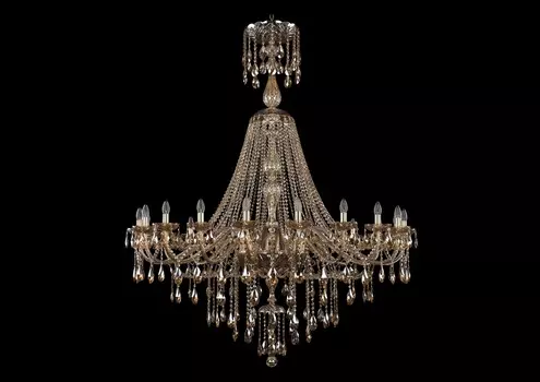 Люстра bogemia gold (bohemia ivele crystal) золотой 180 см.
