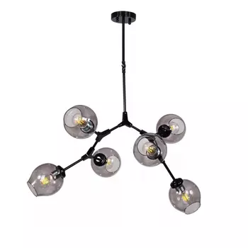 Люстра bubble 6 (delight collection) черный 168x42 см.