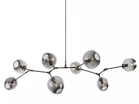 Люстра bubble 8 (delight collection) черный 180x46 см.