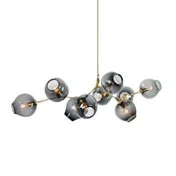 Люстра bubble (delight collection) бронзовый 220x56 см.