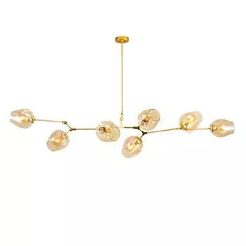 Люстра bubble (delight collection) золотой 180x46 см.