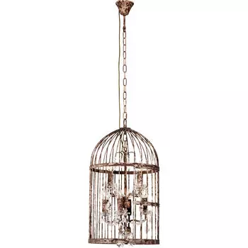 Люстра cage chandelier (kare) коричневый 40x74x40 см.