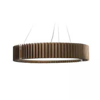 Люстра chandelier l на струнном подвесе (woodled) коричневый 12 см.