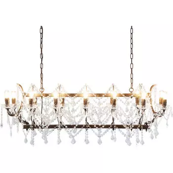 Люстра chateau (kare) прозрачный 130x120x45 см.