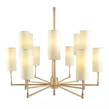 Люстра clarence chandelier (gramercy) золотой 120 см.