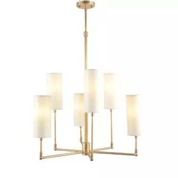 Люстра clarence small chandelier (gramercy) золотой 116 см.