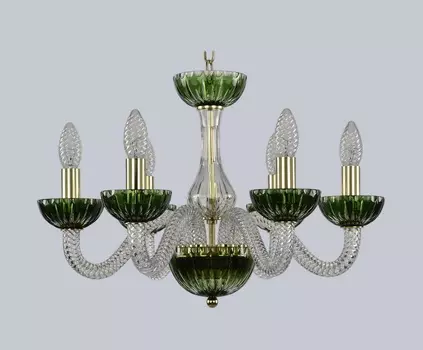 Люстра clear green h-1k (bohemia ivele crystal) зеленый 33 см.