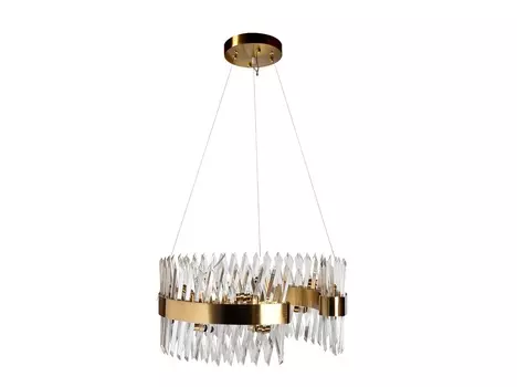 Люстра cloud латунь (garda decor) прозрачный 27 см.