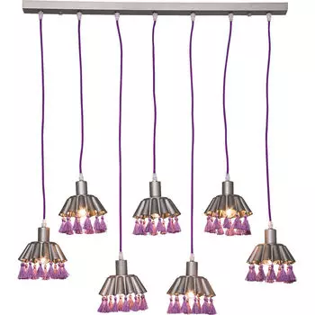 Люстра для столовой flutto (kare) фиолетовый 80x83x15 см.