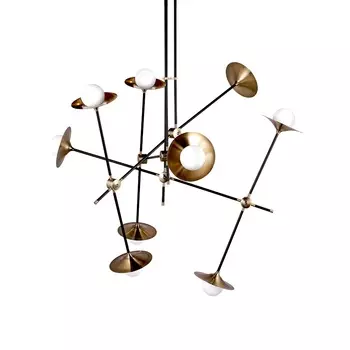 Люстра eloise scribble (desondo) черный 120x142x110 см.