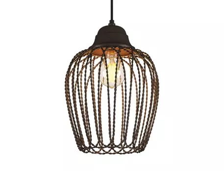 Люстра evron oval metal frame chandelier (gramercy) коричневый 28 см.