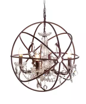 Люстра foucault s orb crystal (mak-interior) бронзовый 50x50x50 см.