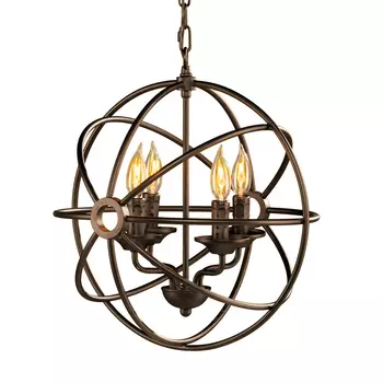 Люстра foucault s orb crystal nude (mak-interior) коричневый 42x47x42 см.