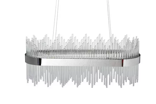 Люстра (garda decor) серебристый 80x35x30 см.