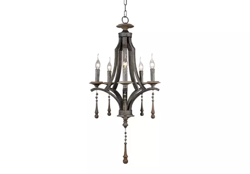 Люстра gauthier chandelier (gramercy) серый 112 см.