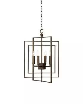 Люстра гейл (louvrehome) бронзовый 55x65x55 см.