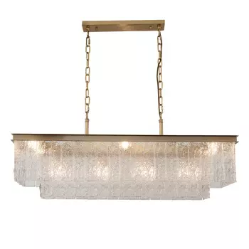 Люстра glace (delight collection) бронзовый 125x30x38 см.