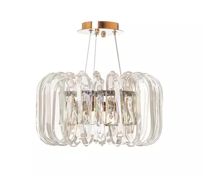 Люстра glass belt 400 (mak-interior) серебристый 40x22 см.