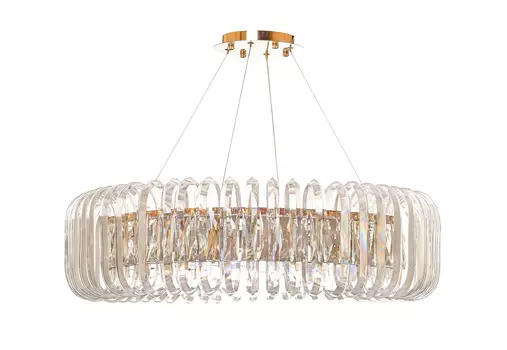 Люстра glass belt 800 (mak-interior) серебристый 80x22 см.