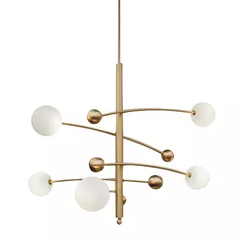 Люстра globe mobile (delight collection) золотой 90x80x90 см.