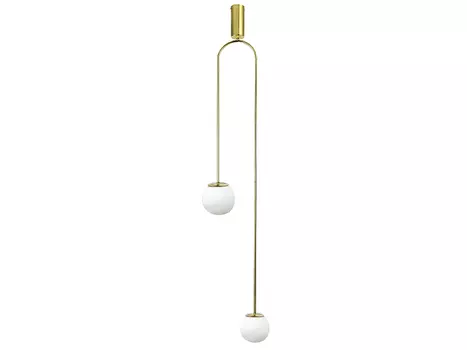 Люстра hilow (mak-interior) золотой 24x160x15 см.