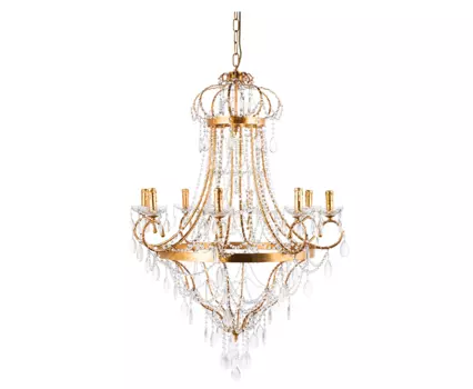 Люстра idalina drop (desondo) золотой 110 см.