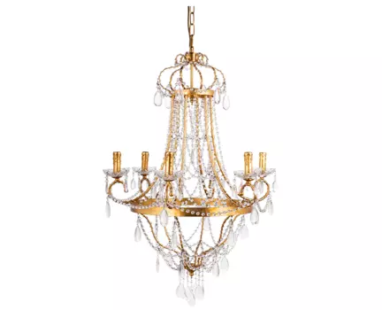 Люстра idalina drop (desondo) золотой 95 см.