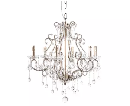 Люстра idalina glob (desondo) прозрачный 70 см.