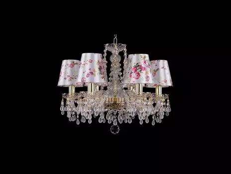 Люстра ivele rose (bohemia ivele crystal) золотой 40 см.