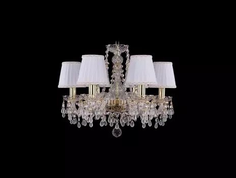 Люстра ivele white (bohemia ivele crystal) золотой 40 см.