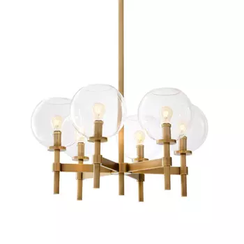 Люстра jade 6 brass (delight collection)