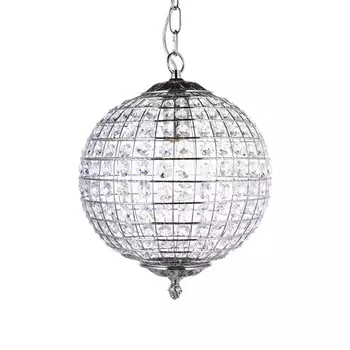 Люстра kasbah orb crystal (desondo) серебристый 45 см.