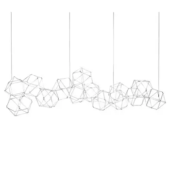 Люстра lucciola (delight collection) серебристый 137x120x55 см.