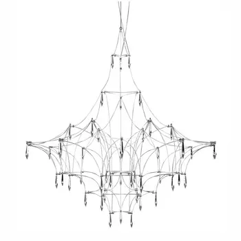 Люстра lucciola (delight collection) серебристый 80x150x80 см.