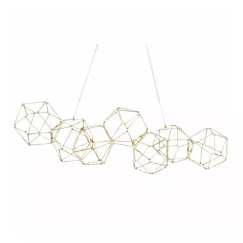 Люстра lucciola (delight collection) золотой 94x120x32 см.