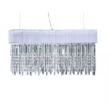 Люстра milosh 0809cl-8ch (milosh) серебристый