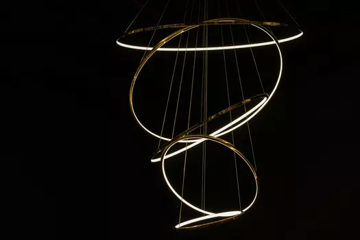 Люстра milosh tendence 0838cl-245gd (milosh) золотой