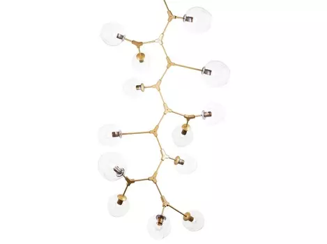 Люстра molekula сhaplet (desondo) золотой 100x185x100 см.