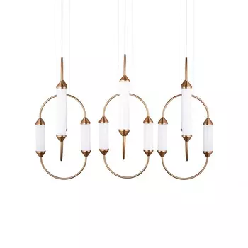 Люстра mycosis (desondo) золотой 125x57x30 см.