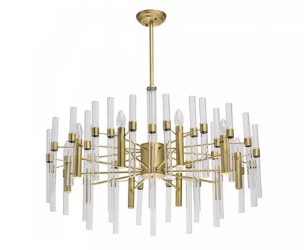 Люстра на штанге альгеро (mw-light) золотой 154 см.